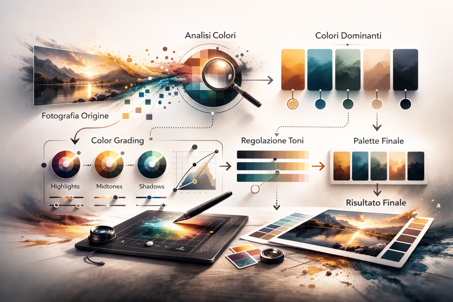 Estrarre la palette colori da una fotografia